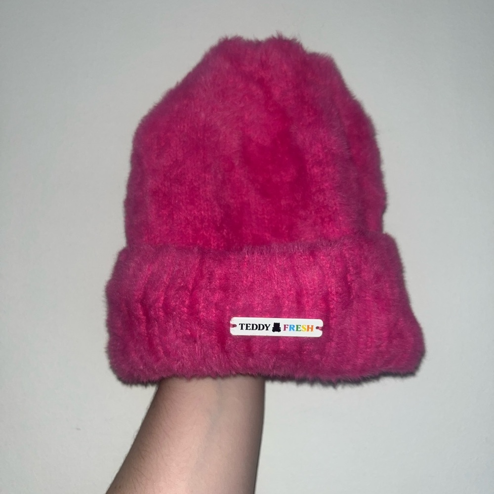Teddy Fresh Fuzzy Pink Hat